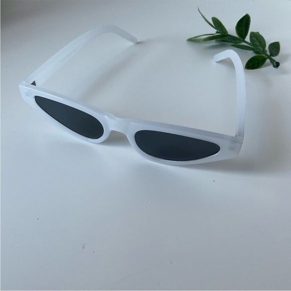 White Cat Eye Sunglasses - Picture 7 of 8